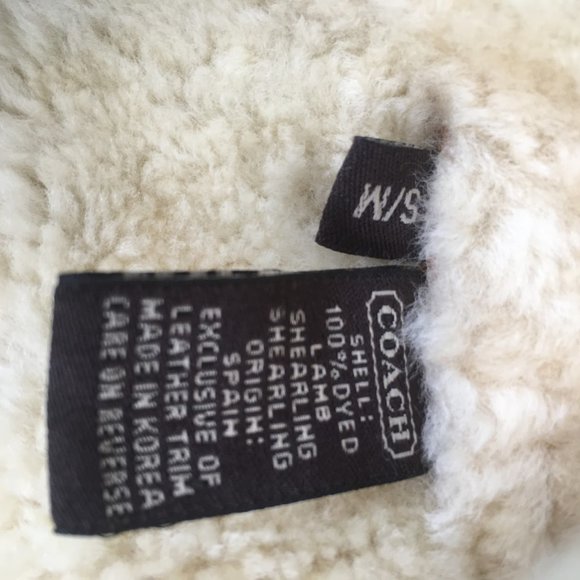 Coach Shearling Child's Hat - Picture 3 of 4